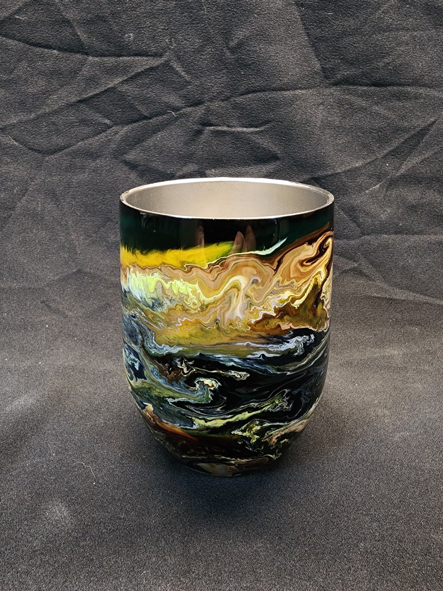 12 oz. Stemless Wine Glass w/Straw (Ready to Ship)