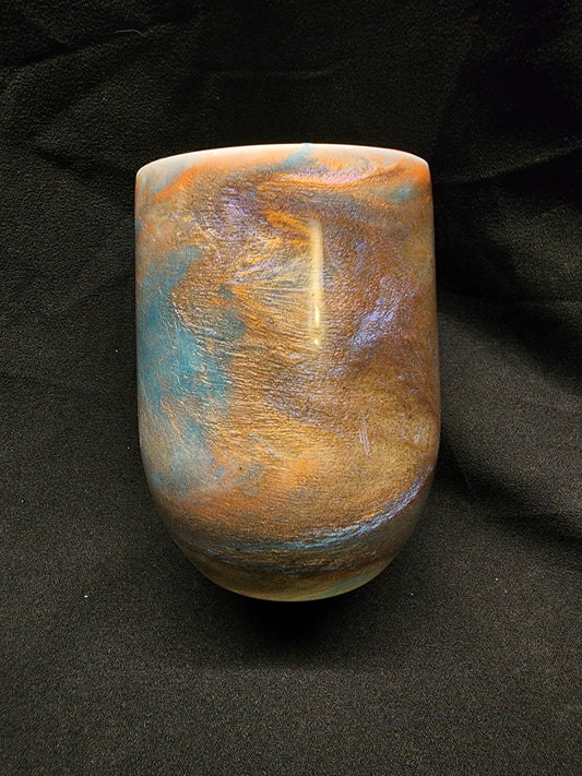 12 oz. Stemless Wine Glass w/Straw (Ready to Ship)