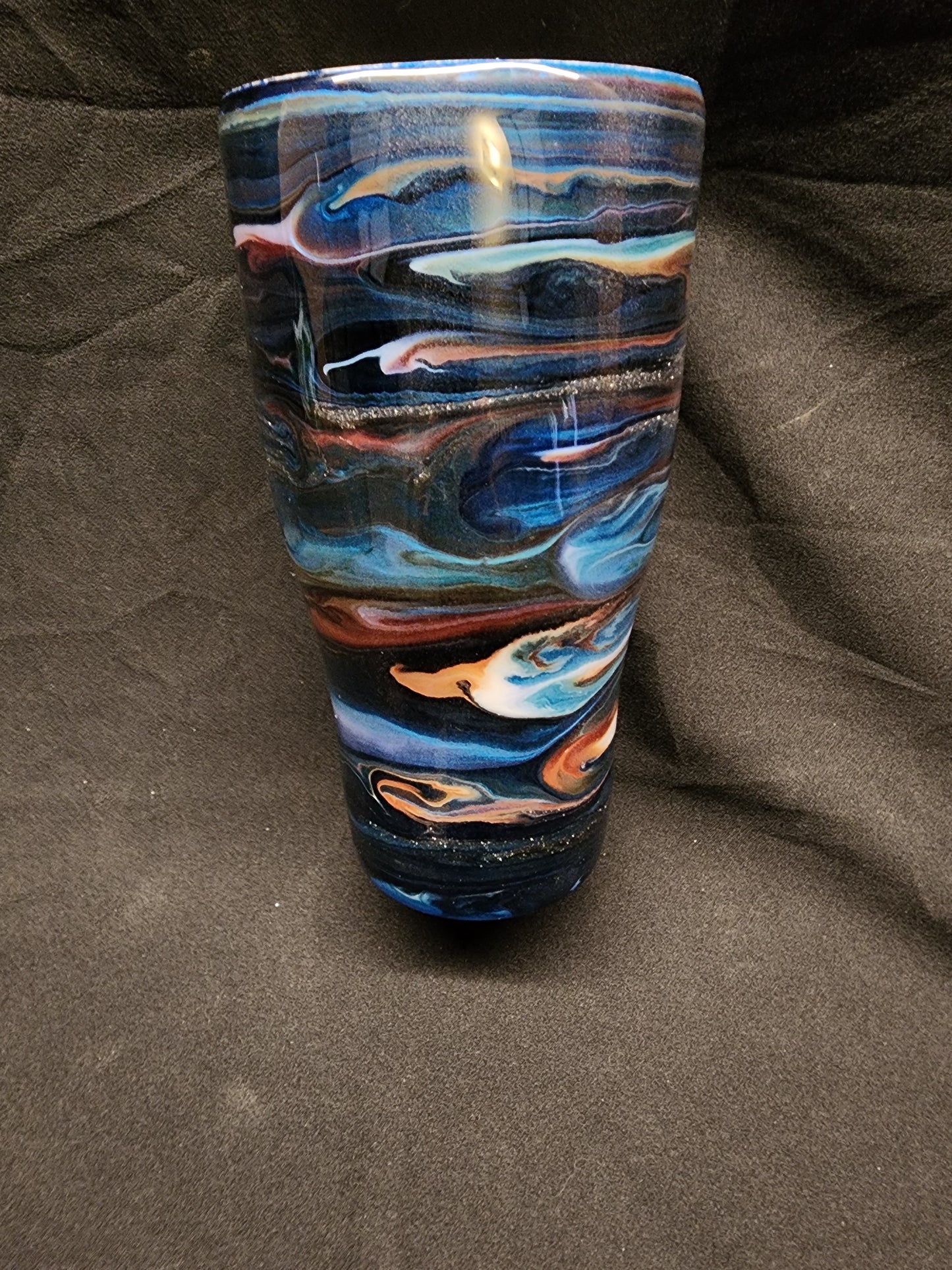 30 oz Modern Curve Tumbler w/Lid & Straw