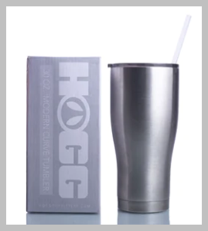 30 oz. Modern Curve Tumbler w/Straw